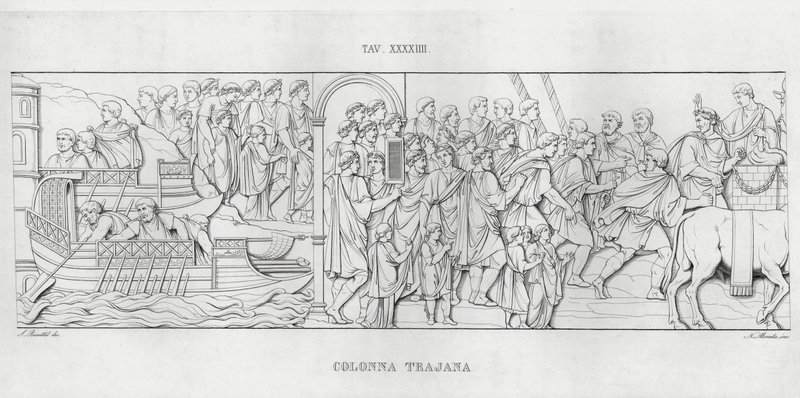 La Colonna Trajana, Trajanus
