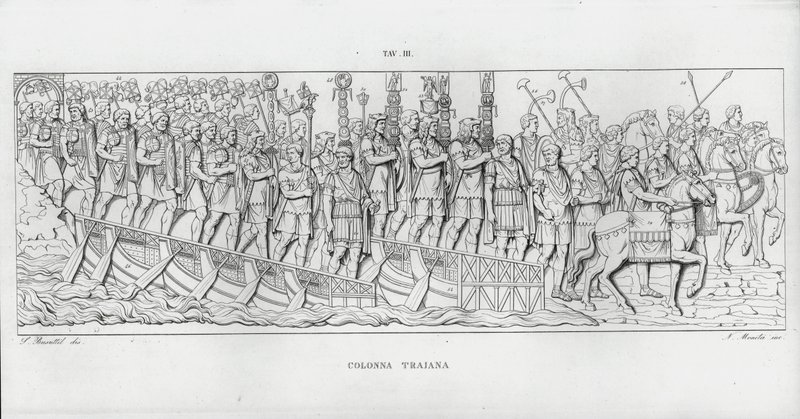 La Colonna Trajana, Trajanus