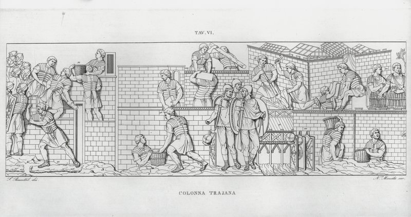La Colonna Trajana, Trajanus