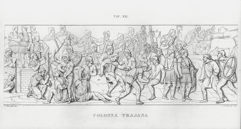 La Colonna Trajana, Trajanus