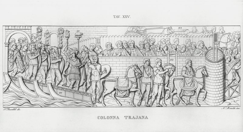La Colonna Trajana, Trajanus