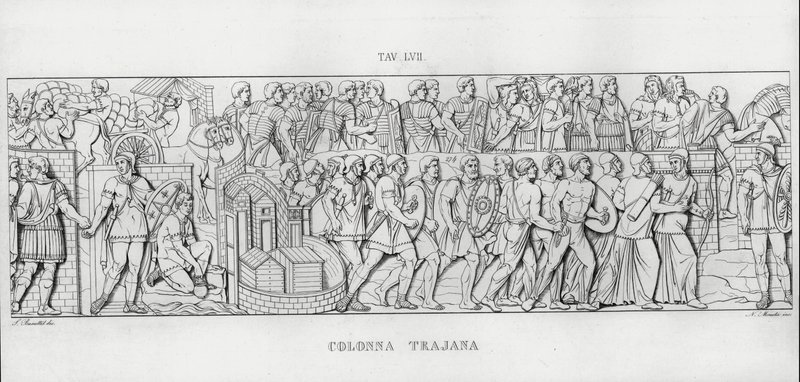 La Colonna Trajana, Trajanus
