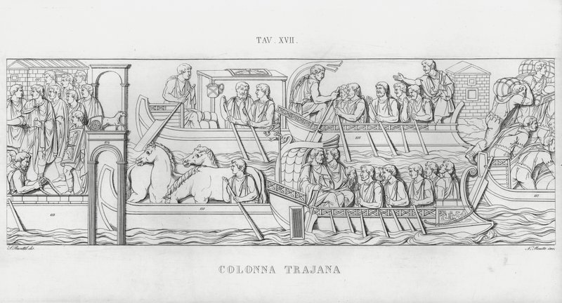 La Colonna Trajana, Trajanus