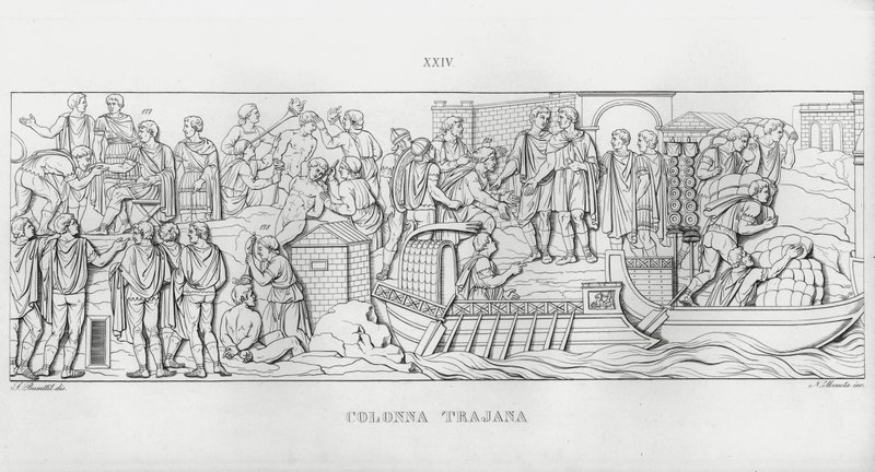 La Colonna Trajana, Trajanus