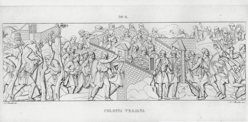 La Colonna Trajana, Trajanus