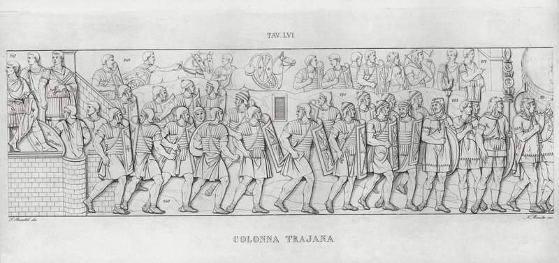 La Colonna Trajana, Trajanus