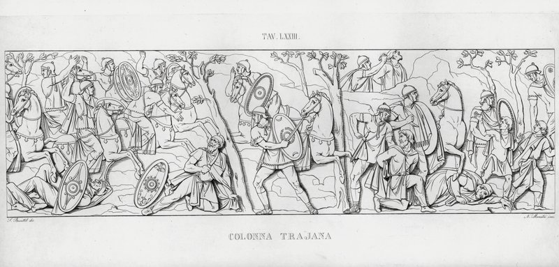 La Colonna Trajana, Trajanus