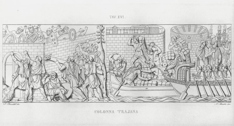 La Colonna Trajana, Trajanus