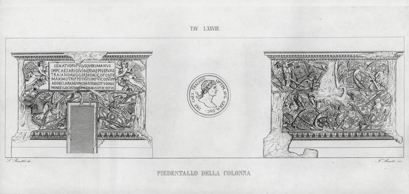 La Colonna Trajana, Trajanus