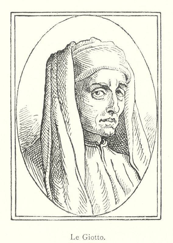 Giotto (gravure) door Italian School