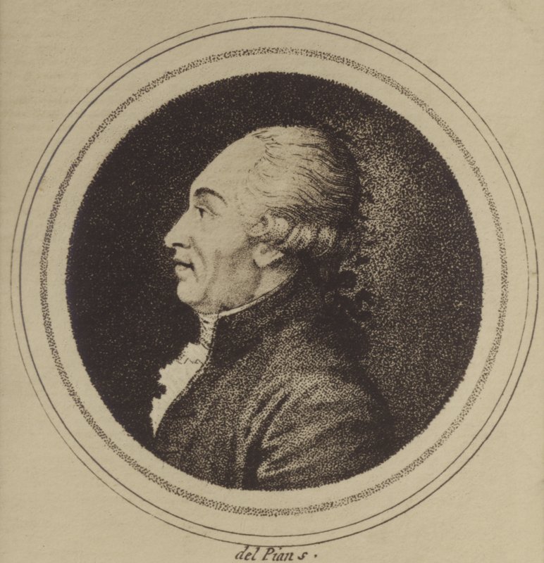 Portret van Giuseppe Tartini door Italian School
