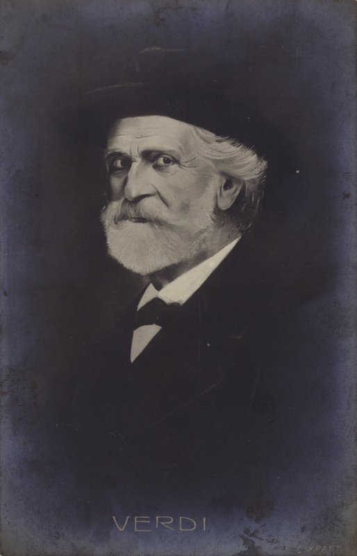 Portret van Giuseppe Verdi door Italian School