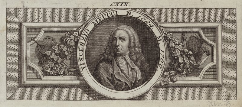 Portret van Vincenzo Meucci door Italian School