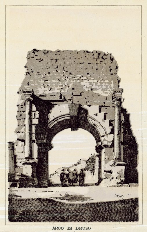 Rome: Arco Di Druso door Italian School