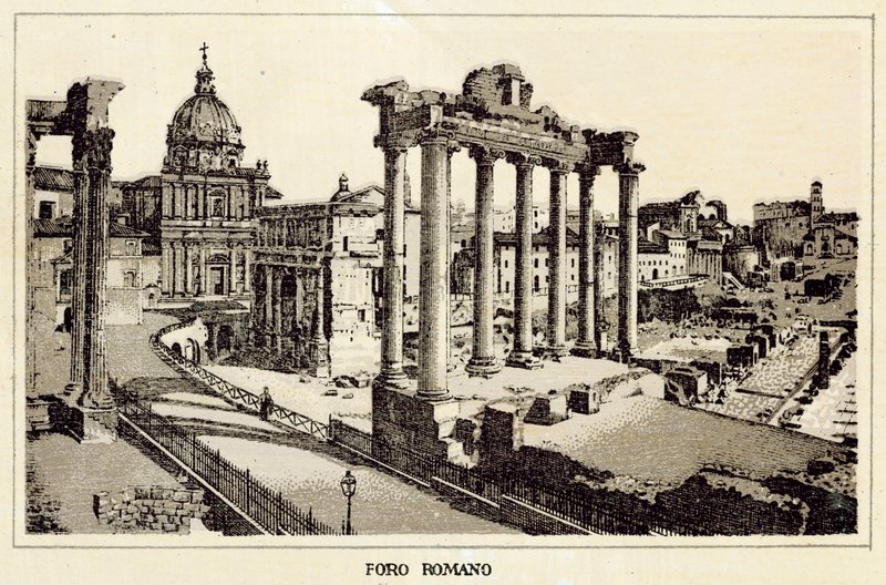 Rome: Forum Romanum door Italian School