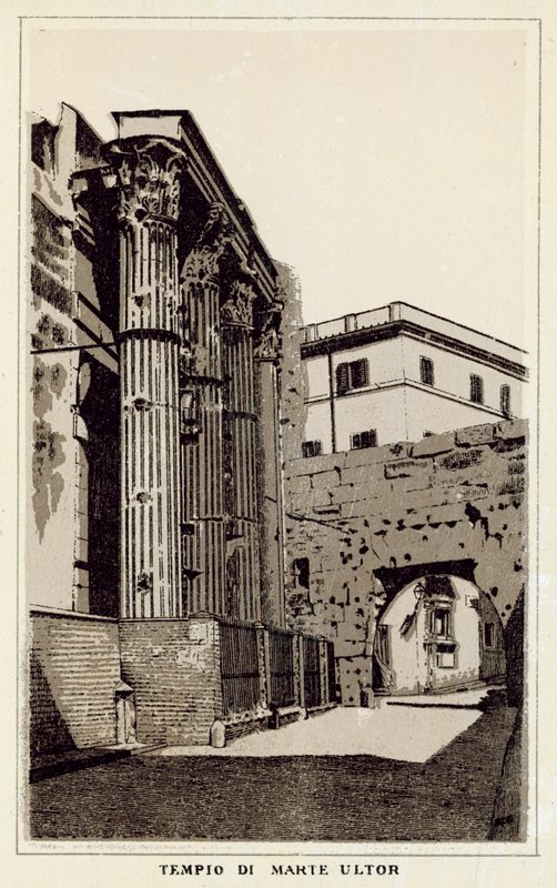Rome: Tempel Van Mars Ultor door Italian School