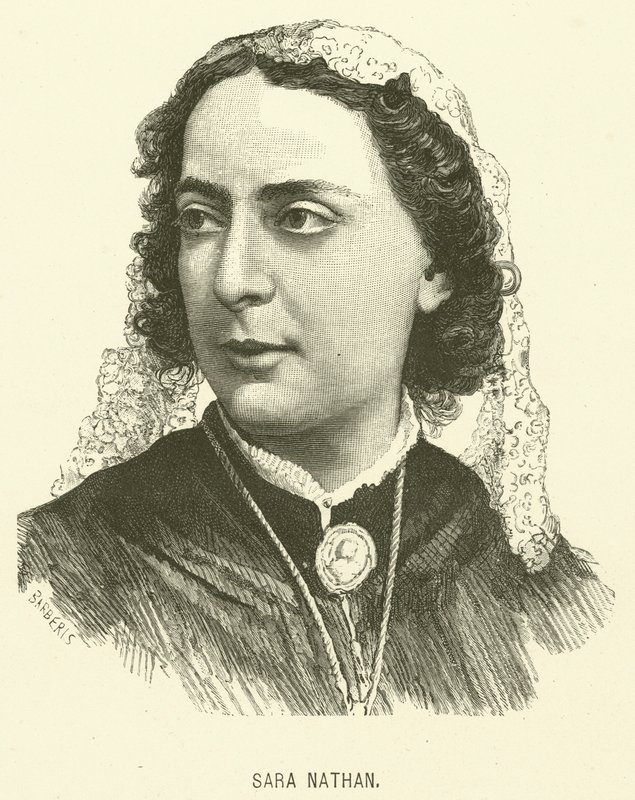 Sara Nathan (gravure) door Italian School