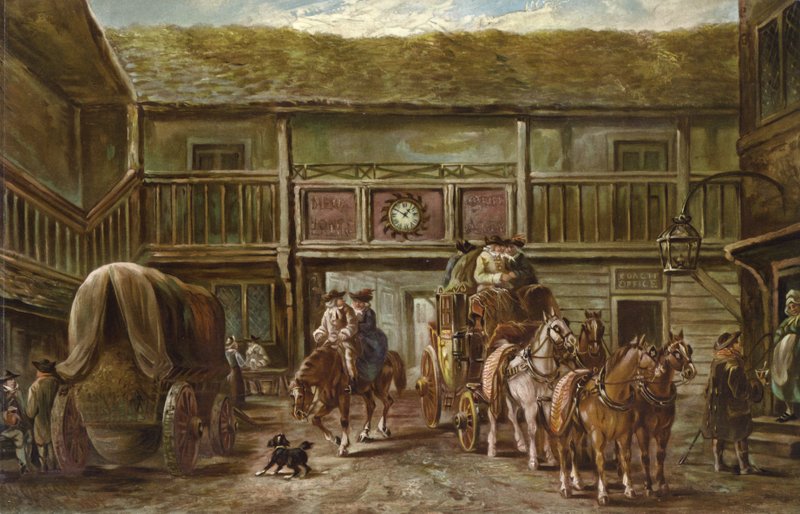 Catherine Wheel, Southwark, Londen door J.C. Maggs