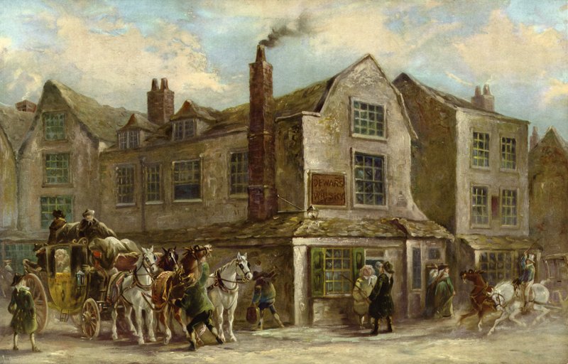The Hand and Shears, Smithfield, Londen door J.C. Maggs