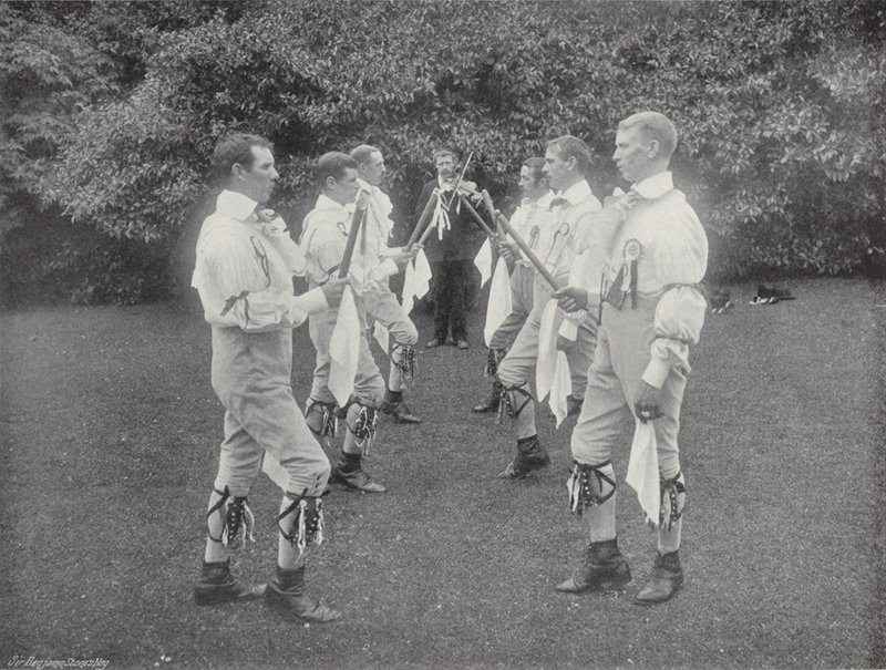 Stratford-on-Avon Mop, dansen de Hay door J. Benjamin Stone
