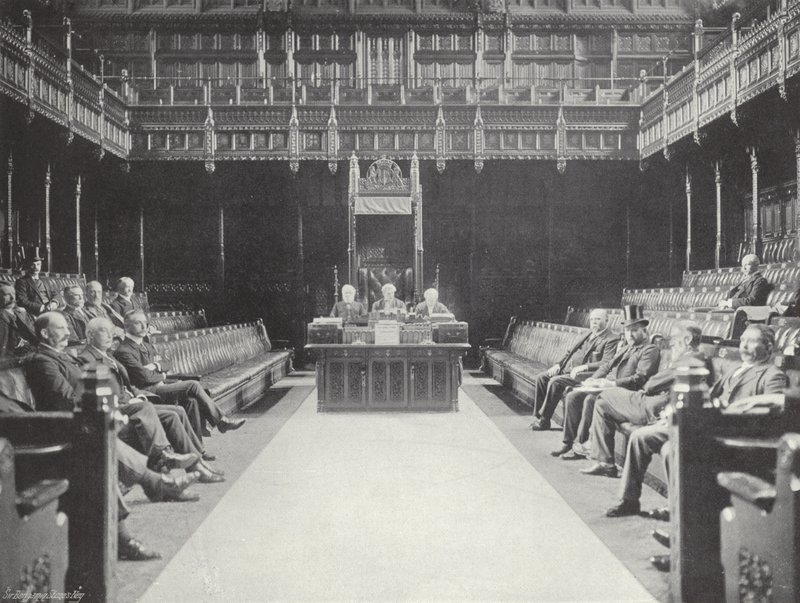 Het Lagerhuis in Commissie door J. Benjamin Stone