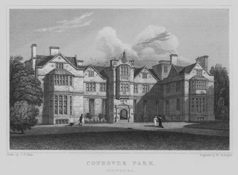 Condover Park, Shropshire door John Preston Neale