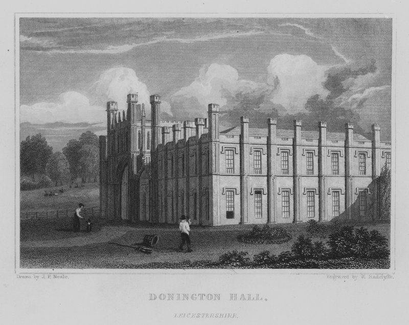 Donington Hall, Leicestershire door John Preston Neale