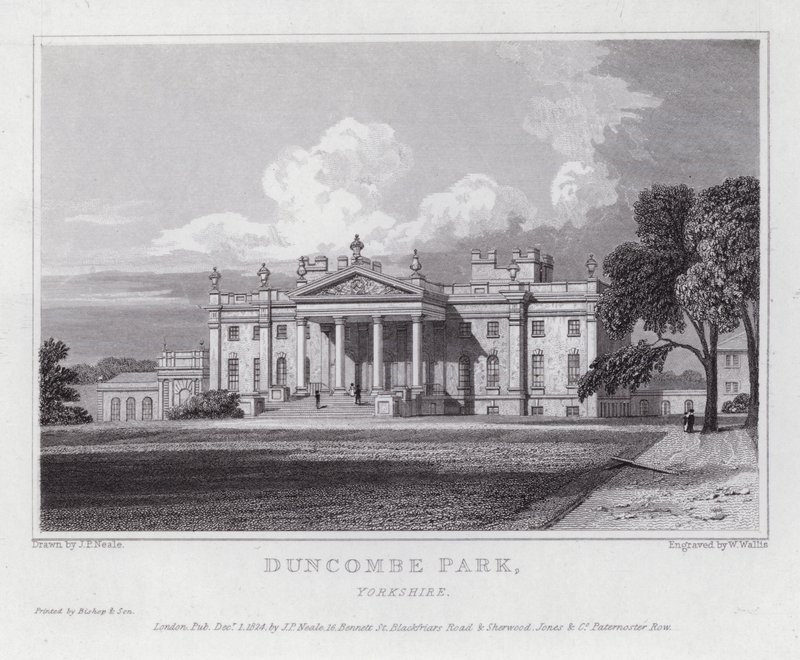 Duncombe Park, Yorkshire door John Preston Neale