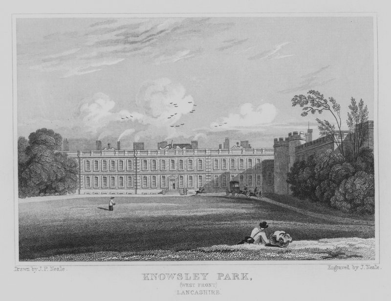 Knowsley Park, Westkant, Lancashire door John Preston Neale