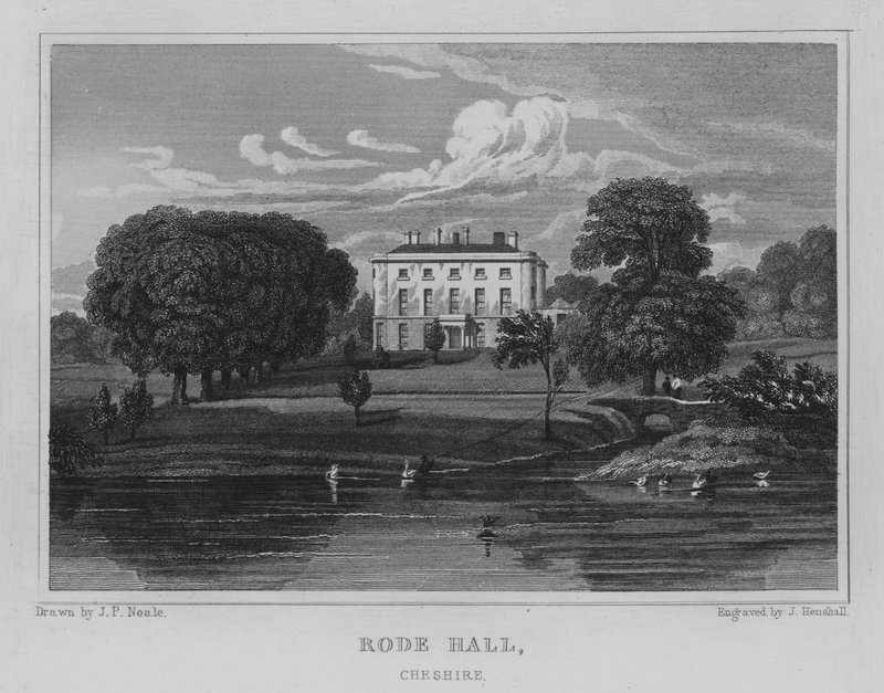 Rode Hall, Cheshire door John Preston Neale