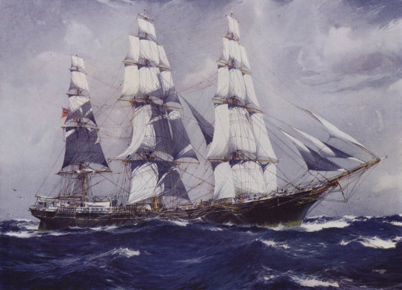 Clipper James Baines door Jack after Spurling