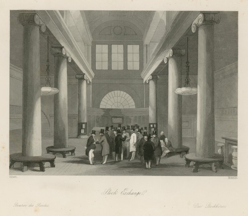 De Beurs door Jacob van der Heyden