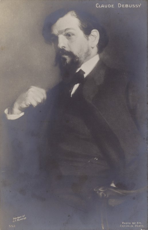 Claude Debussy, Franse componist (1862-1918) door Jacques Emile Blanche