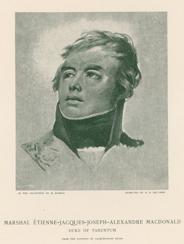 Maarschalk Etienne-Jacques-Joseph-Alexandre Macdonald door Jacques Louis David