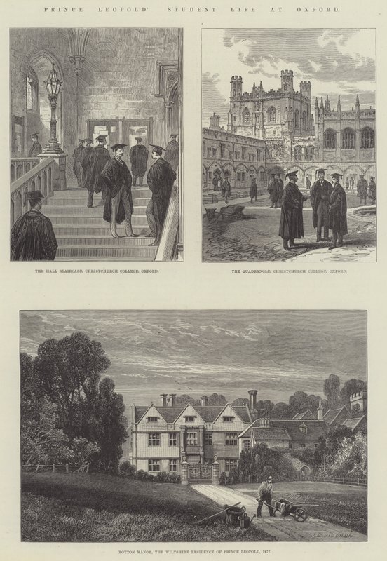 Prins Leopolds Studentenleven in Oxford door James Burrell Smith