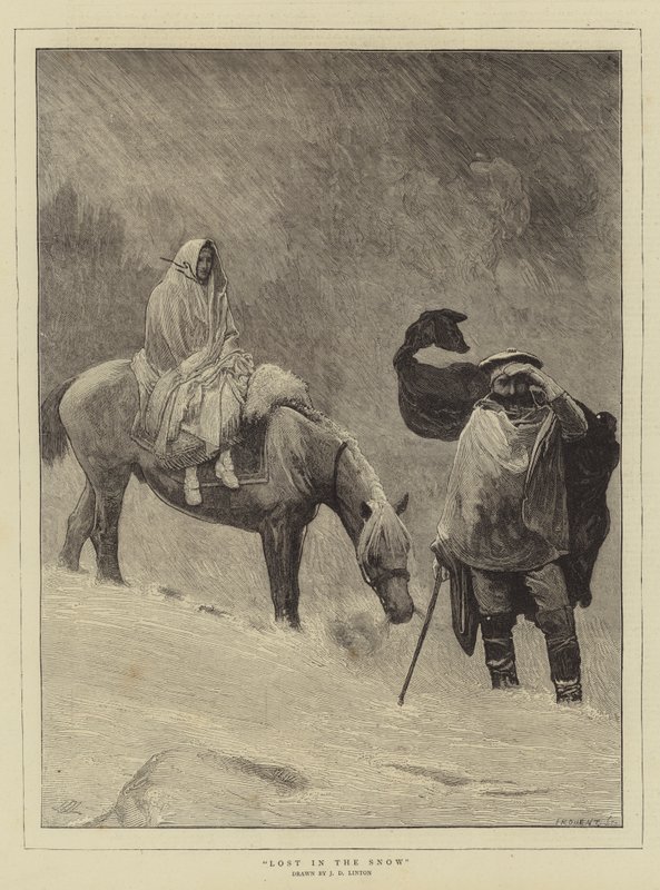 Verdwaald in de sneeuw door James Dromgole Linton
