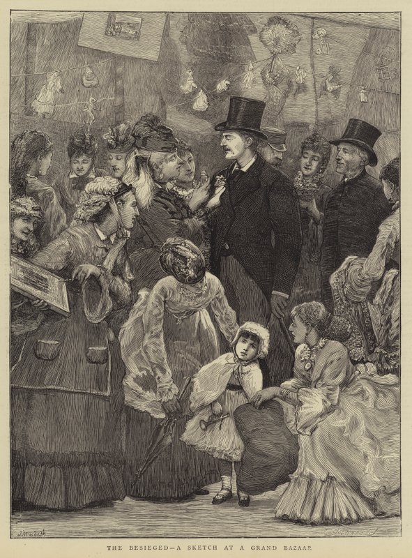 De Belegerden, een Schets op een Groot Bazar door James Macbeth