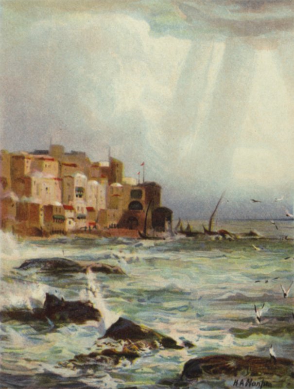 Joppa (kleur litho) door James (after) Clark