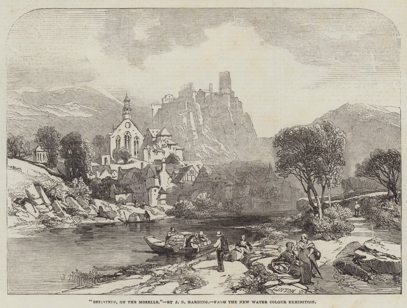 Beilstein, aan de Moezel door James Duffield Harding