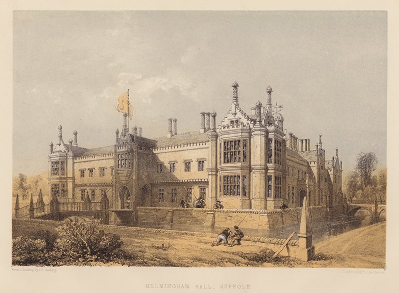 Helmingham Hall, Suffolk door James Duffield Harding