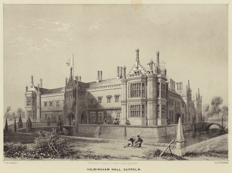 Helmingham Hall, Suffolk door James Duffield Harding