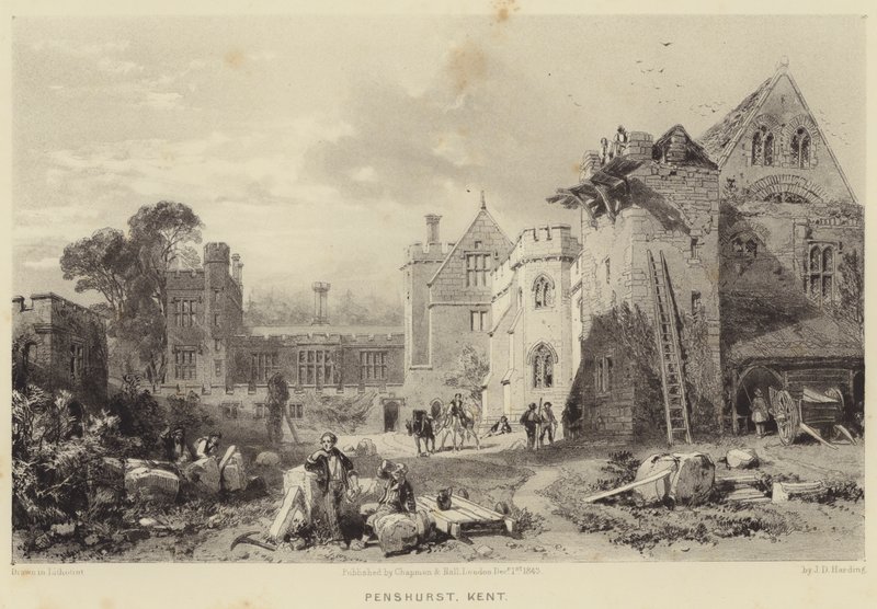 Penshurst, Kent door James Duffield Harding