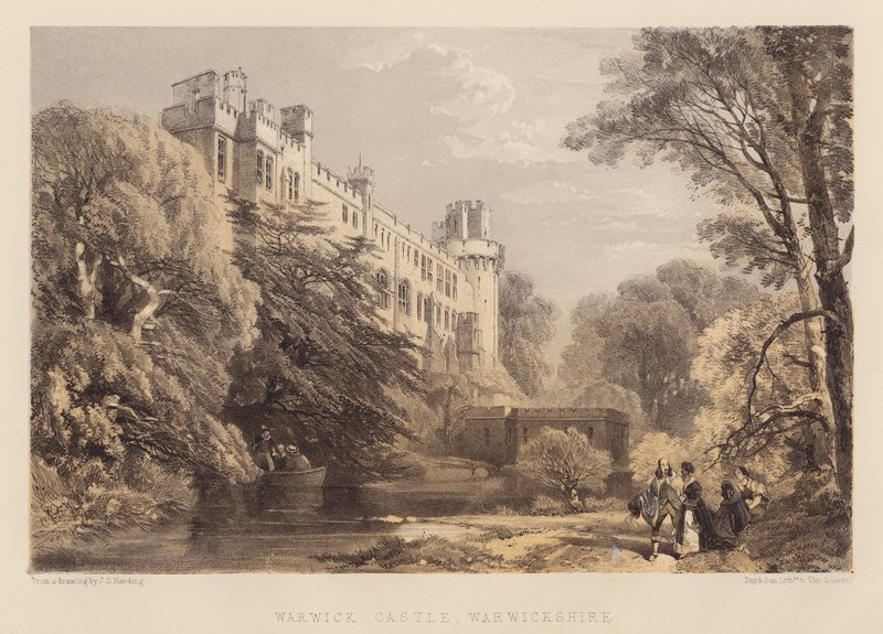 Warwick Castle, Warwickshire door James Duffield Harding