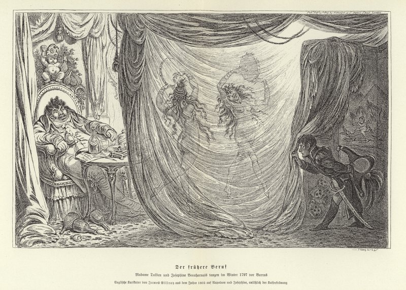 Het Voormalige Beroep door James Gillray