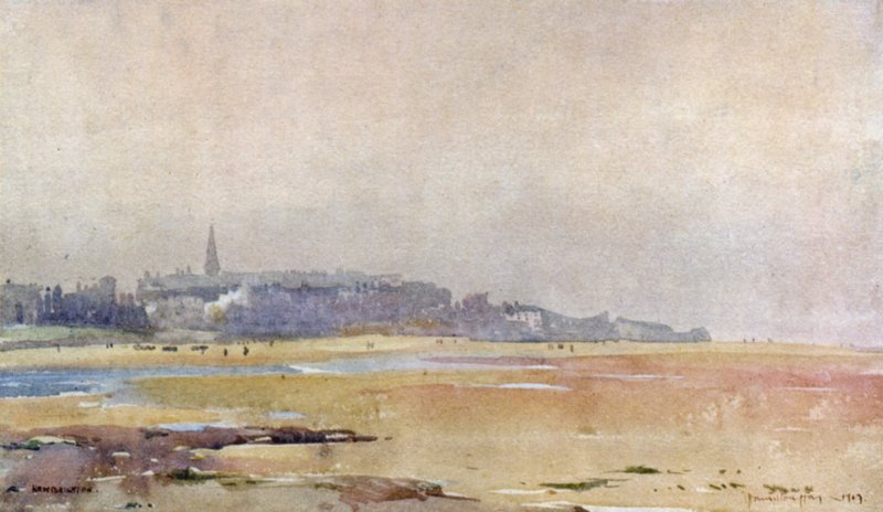 Avond in New Brighton door James Hamilton Hay