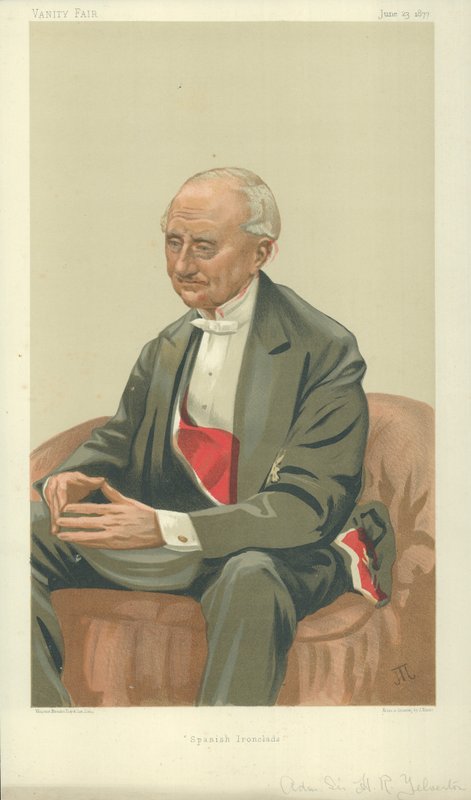 Admiraal Sir Hastings Reginald Yelverton door James Jacques Joseph Tissot
