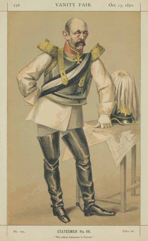 Graaf von Bismarck-Schoenausen door James Jacques Joseph Tissot