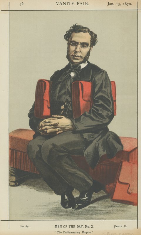 Emile Ollivier door James Jacques Joseph Tissot