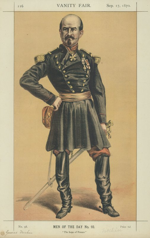 Generaal Trochu door James Jacques Joseph Tissot