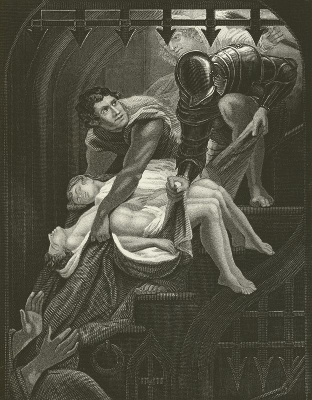 Moord op de twee prinsen door James Northcote